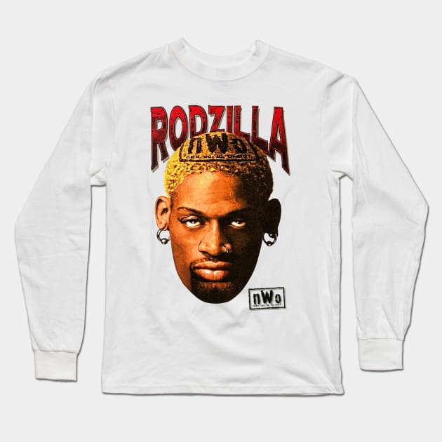 Dennis Rodman - Rodzilla - The Worm Long Sleeve T-Shirt by nicklower